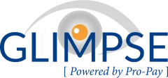 Glimpse logo – Powered by Pro-Pay